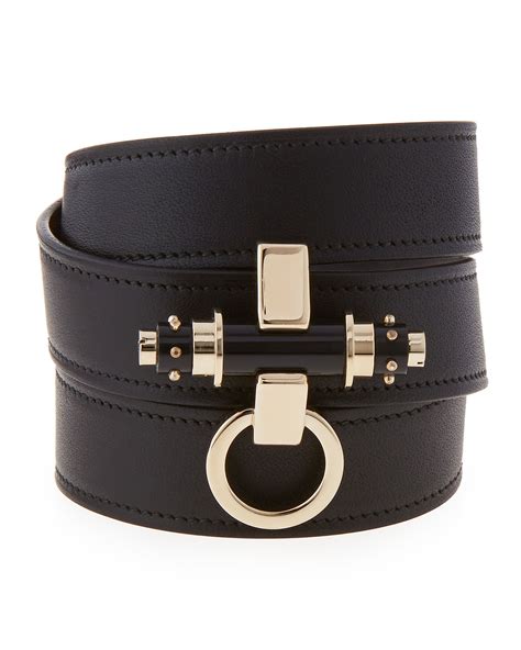 ceinture givenchy obsedia|Givenchy Leather Obsedia Wrap Bracelet .